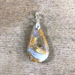 Banded Agate Necklace Pendant